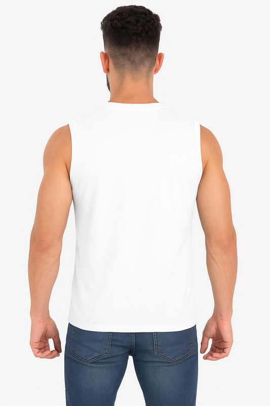 पुरुषों की जिम स्लीवलेस टी-शर्ट